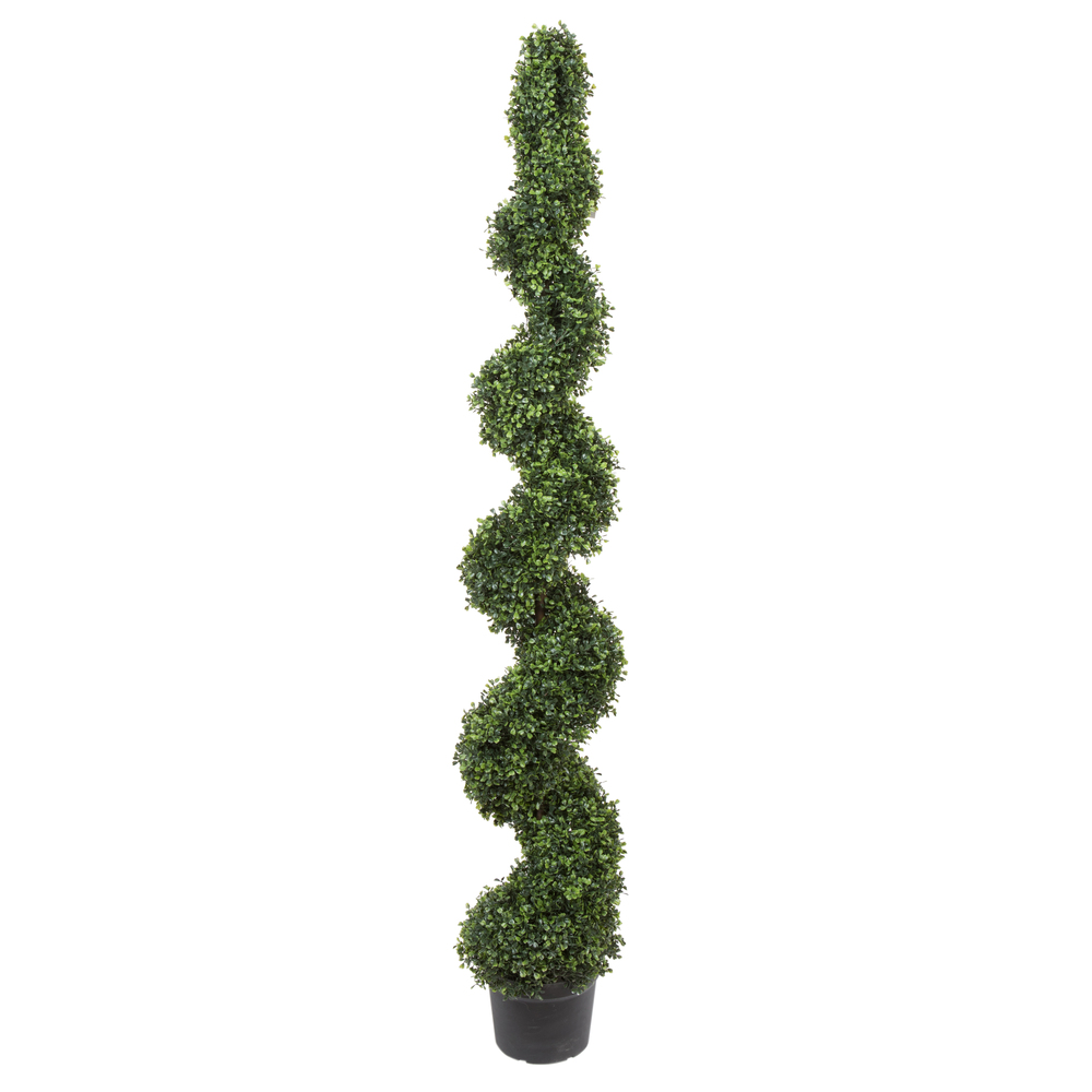 Vickerman Artificial Boxwood Spiral In Pot UV