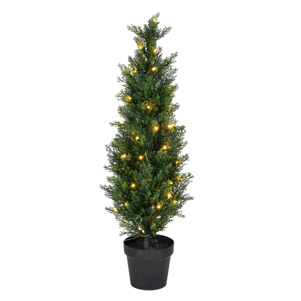 Vickerman Artificial Cedar Tree In Pot UV
