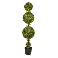 Vickerman Artificial Boxwood Ball Topiary In Pot UV