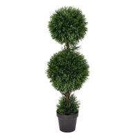 Vickerman Artificial Cedar Ball Topiary In Pot UV