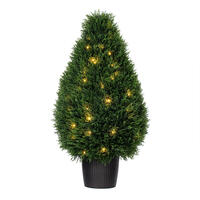 Vickerman Cedar Teardrop Shaped Bush