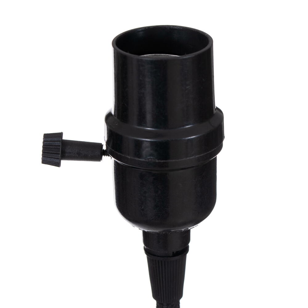 E26 Black Socket 8' Cord On/Off Switch