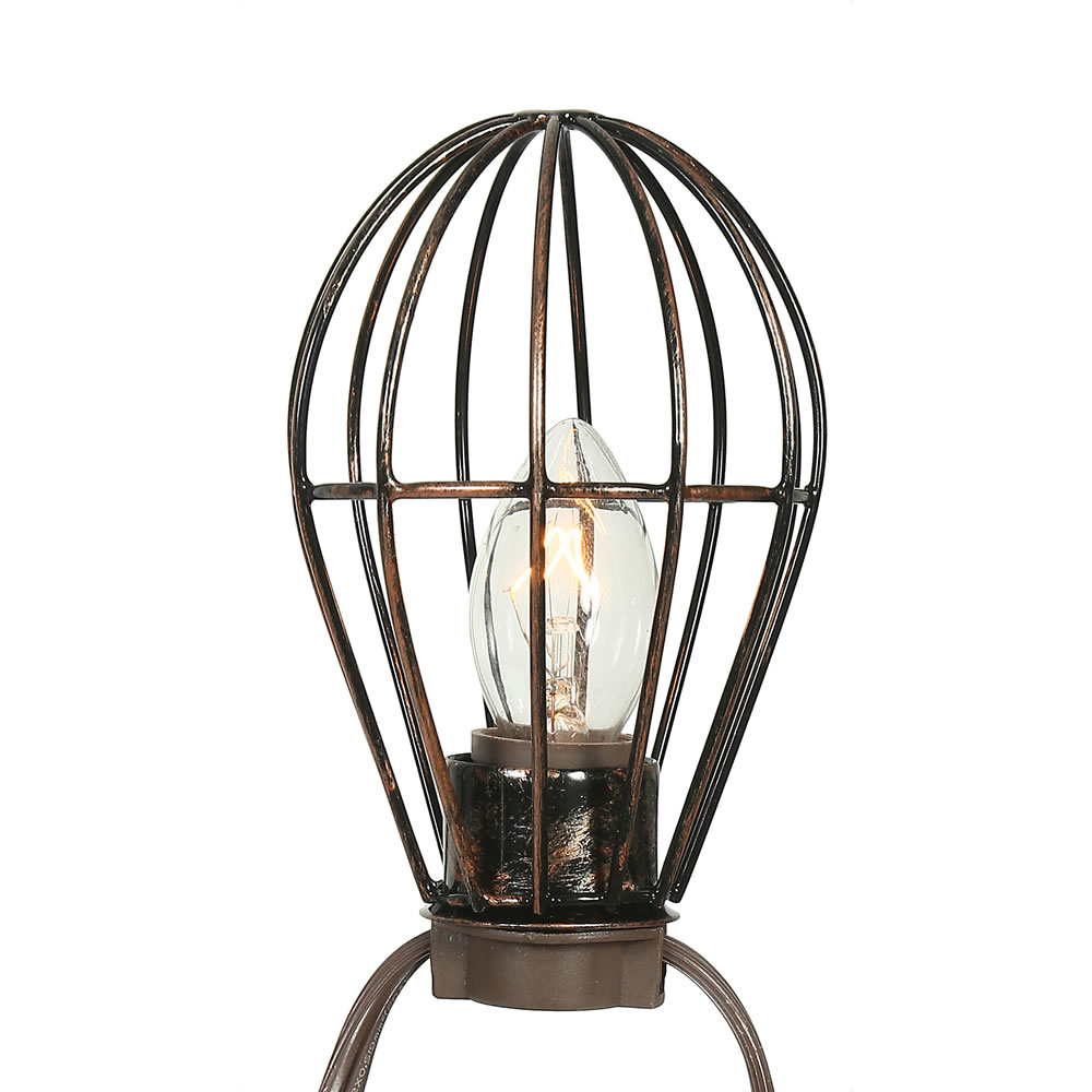 10Lt C7 Metal Lamp Cage Set 24"Sp 20'L