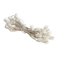 Vickerman C9 Sockets on White Wire