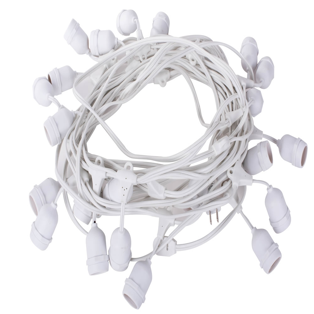 Vickerman E26 Socket on White Wire