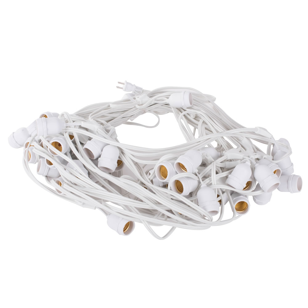 Vickerman E26 Socket on White Wire