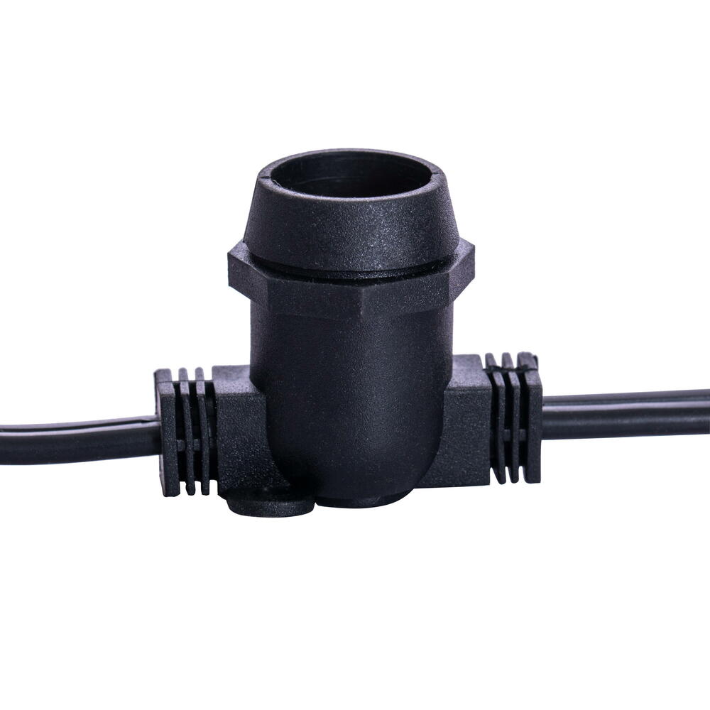 Vickerman C9 Commercial Sockets on Black Wire