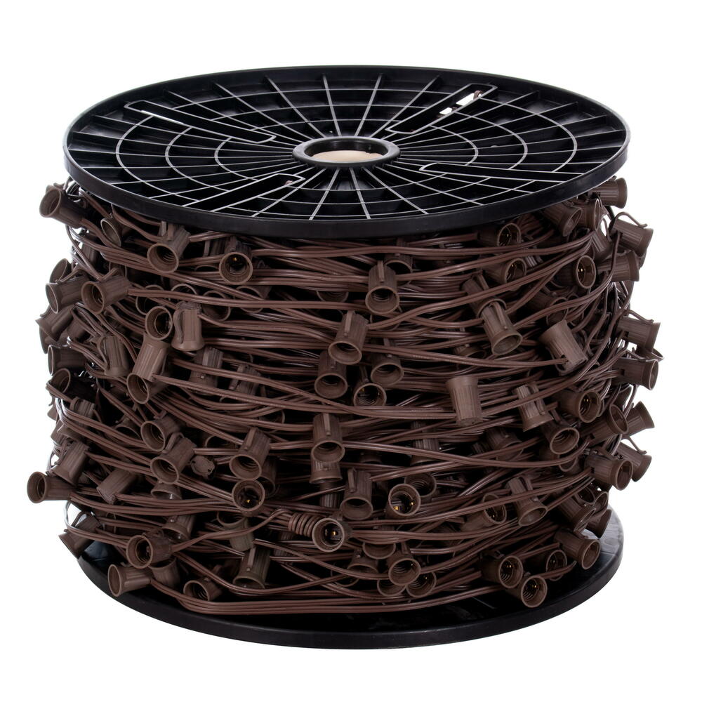 Vickerman C9 Sockets on Brown Wire