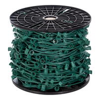Vickerman C9 Sockets on Green Wire