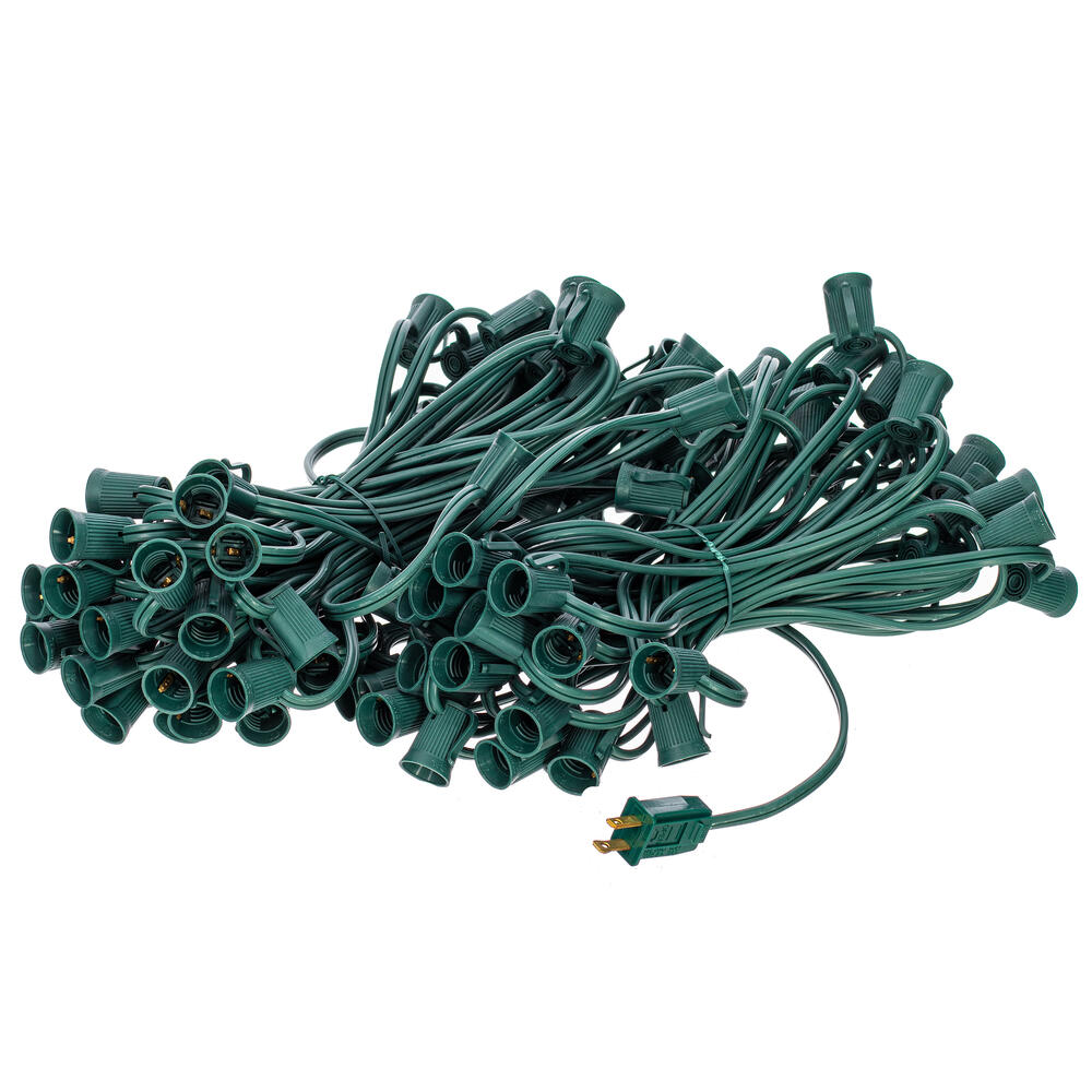 Vickerman C9 Sockets on Green Wire