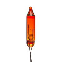 Vickerman Glass Incandescent Mini Bulb with Pinched Base 2.5 Volt