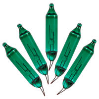 Vickerman Glass Incandescent Mini Bulb with Pinched Base 2.5 Volt