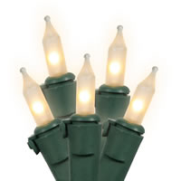 Vickerman Christmas 23' Mini Light Set on Green Wire