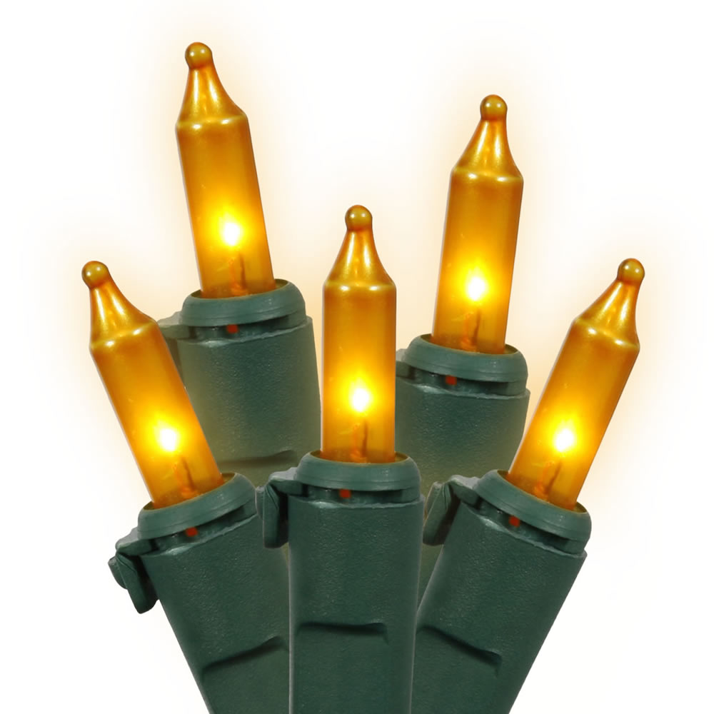 Vickerman Christmas 23' Mini Light Set on Green Wire