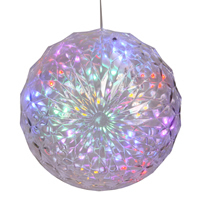 Vickerman 6" Crystal Balls LED Outdoor Novelty Light