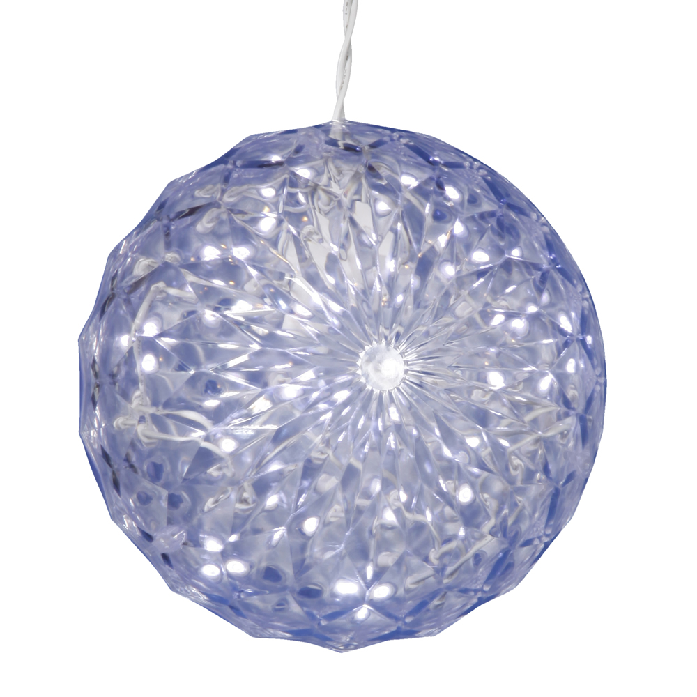 Vickerman 6" Crystal Balls LED Outdoor Novelty Light