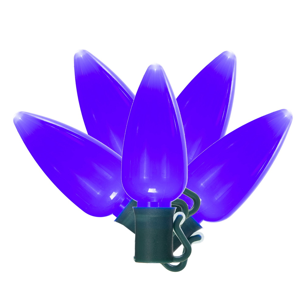 Vickerman Ceramic C9 LED Light on Wire
