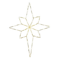 48" x 36" Bethlehem Star C7 Wire Motif
