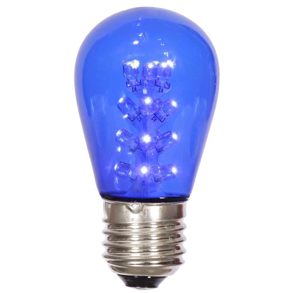 Vickerman S14 LED Transparent Plastic Bulbs Dimmable