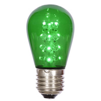 Vickerman S14 LED Transparent Plastic Bulbs