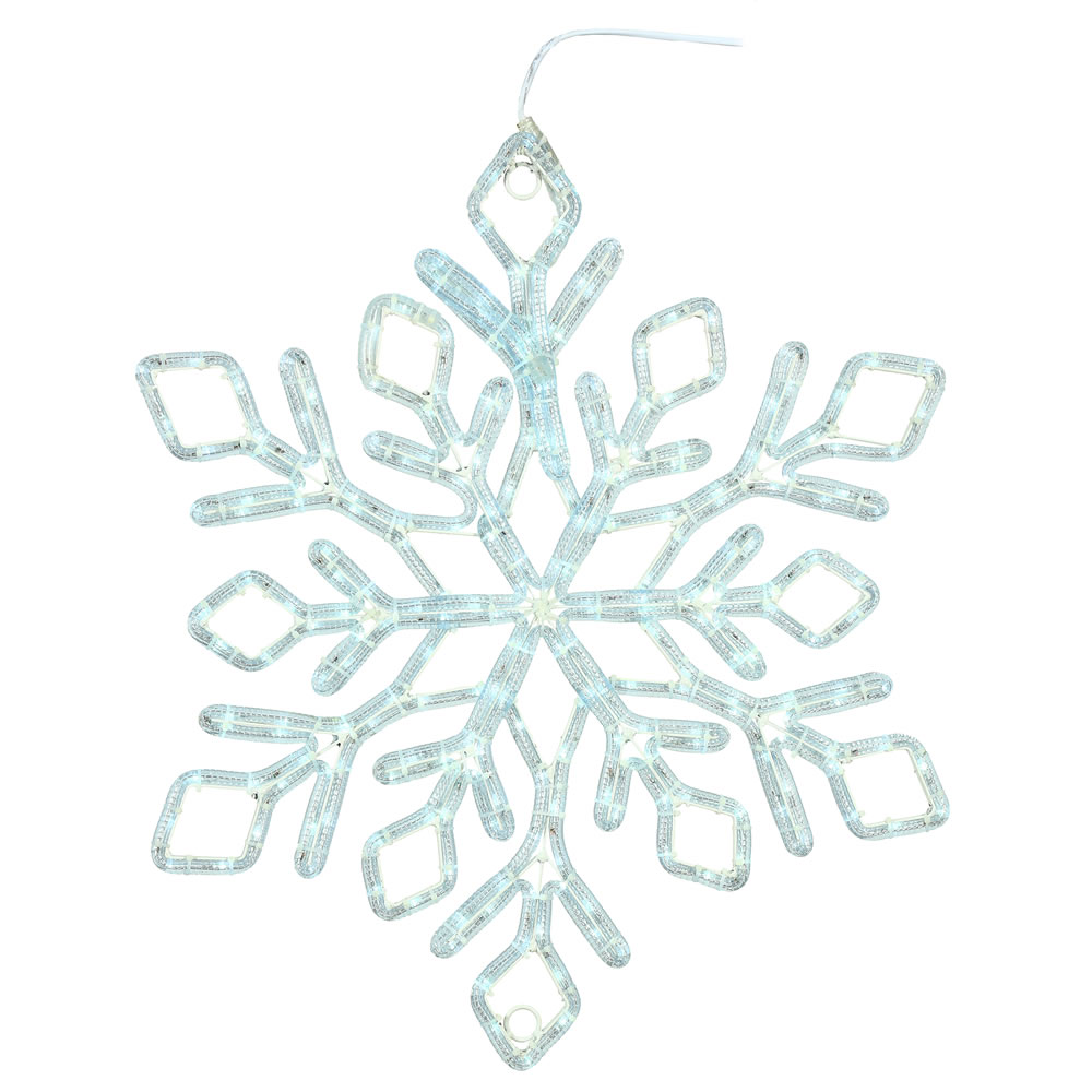 Vickerman Ropelight Diamond Snowflake 24" to 60"
