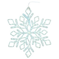 Vickerman Ropelight Diamond Snowflake 24" to 60"