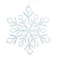 Vickerman Ropelight Diamond Snowflake 24" to 60"