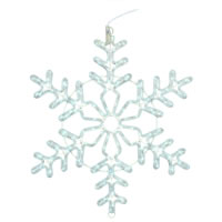 Vickerman Ropelight Forked Snowflake 24" to 60"