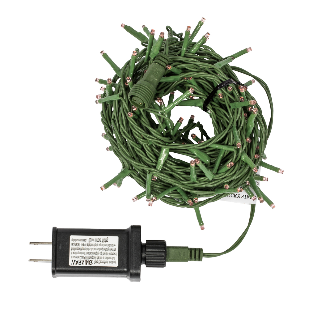 Vickerman LED Christmas Cluster Green Wire Light Set