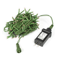 Vickerman LED Christmas Cluster Green Wire Light Set