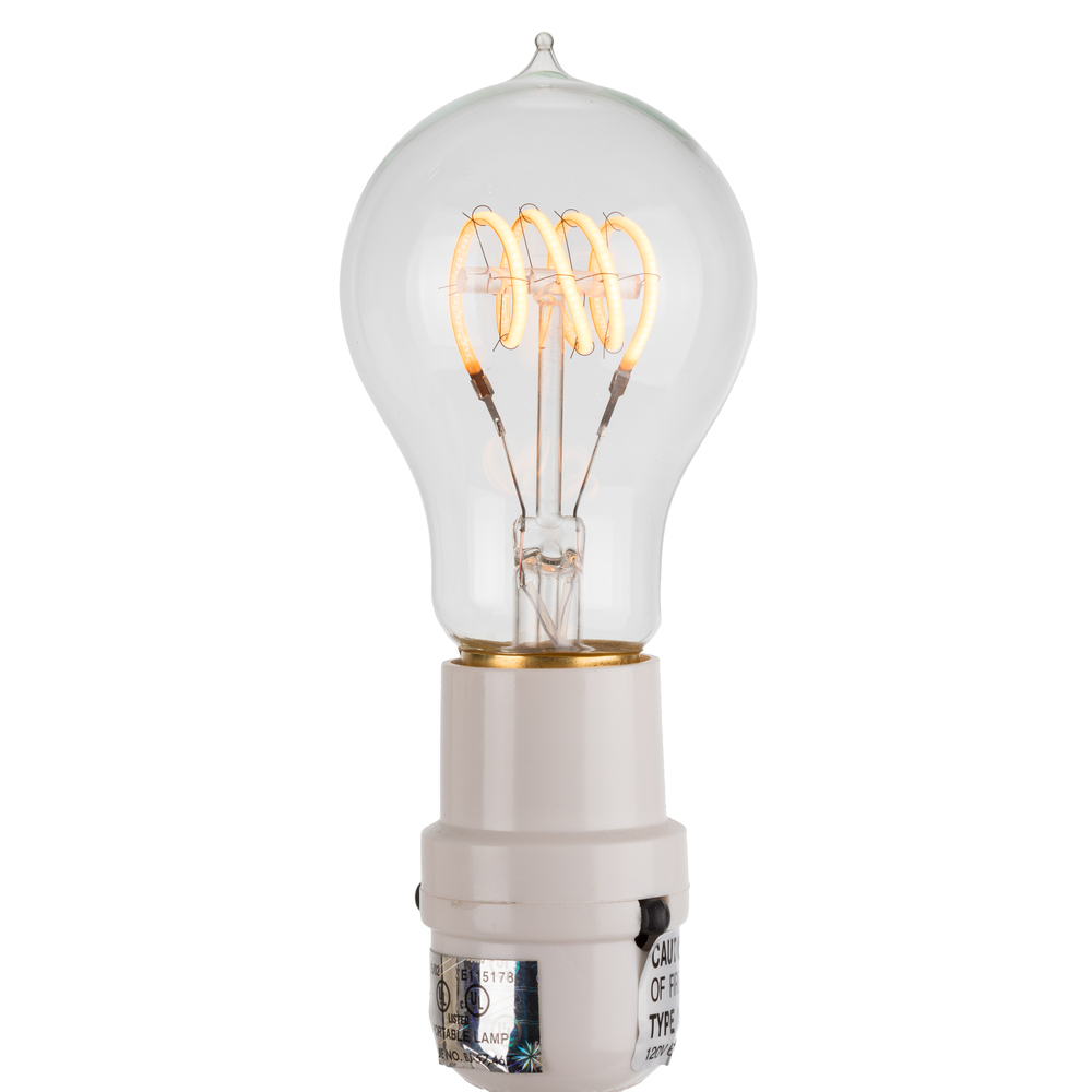 PS60 Warm White LED Filament E26 Bulb