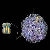 Vickerman Battery Operated Vine Glitter Christmas Ball