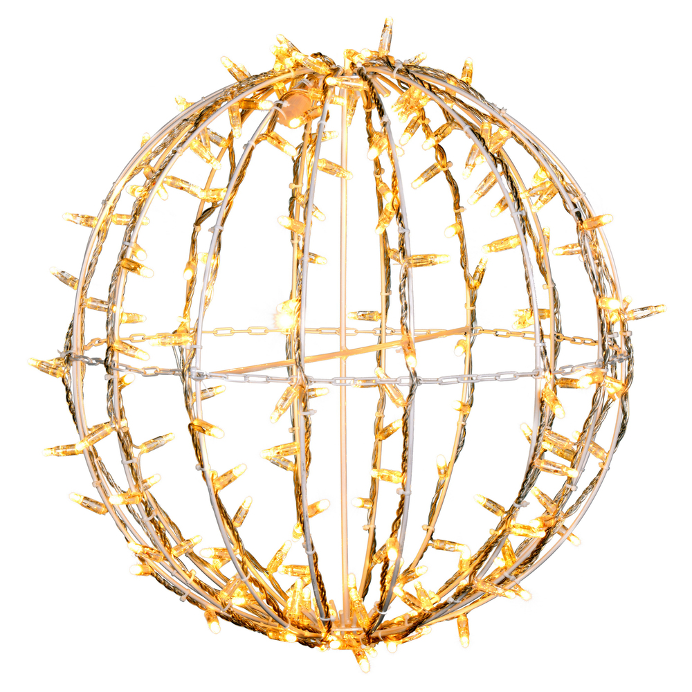 Vickerman Fold Flat Led Jumbo Hanging Sphere