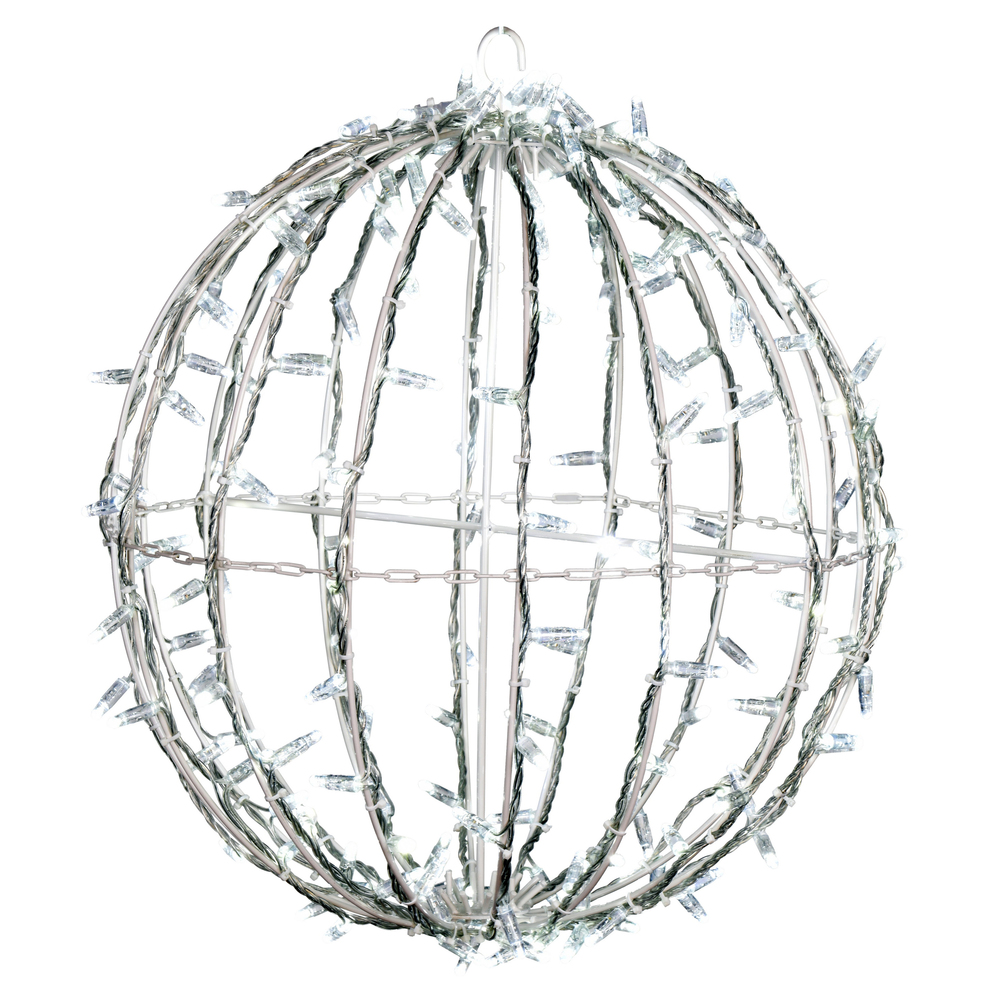 Vickerman Fold Flat Led Jumbo Hanging Sphere