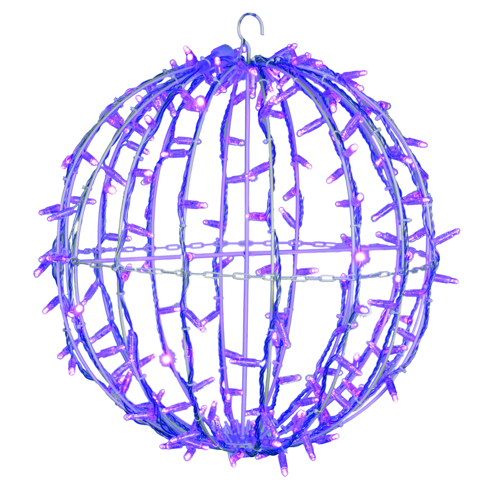 Vickerman Fold Flat Led Jumbo Hanging Sphere