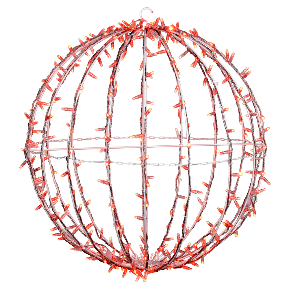 Vickerman Fold Flat Led Jumbo Hanging Sphere