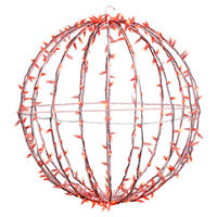 Vickerman Fold Flat Led Jumbo Hanging Sphere