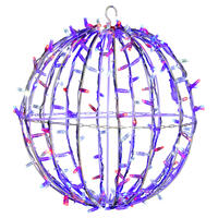 Vickerman Fold Flat Led Jumbo Hanging Sphere