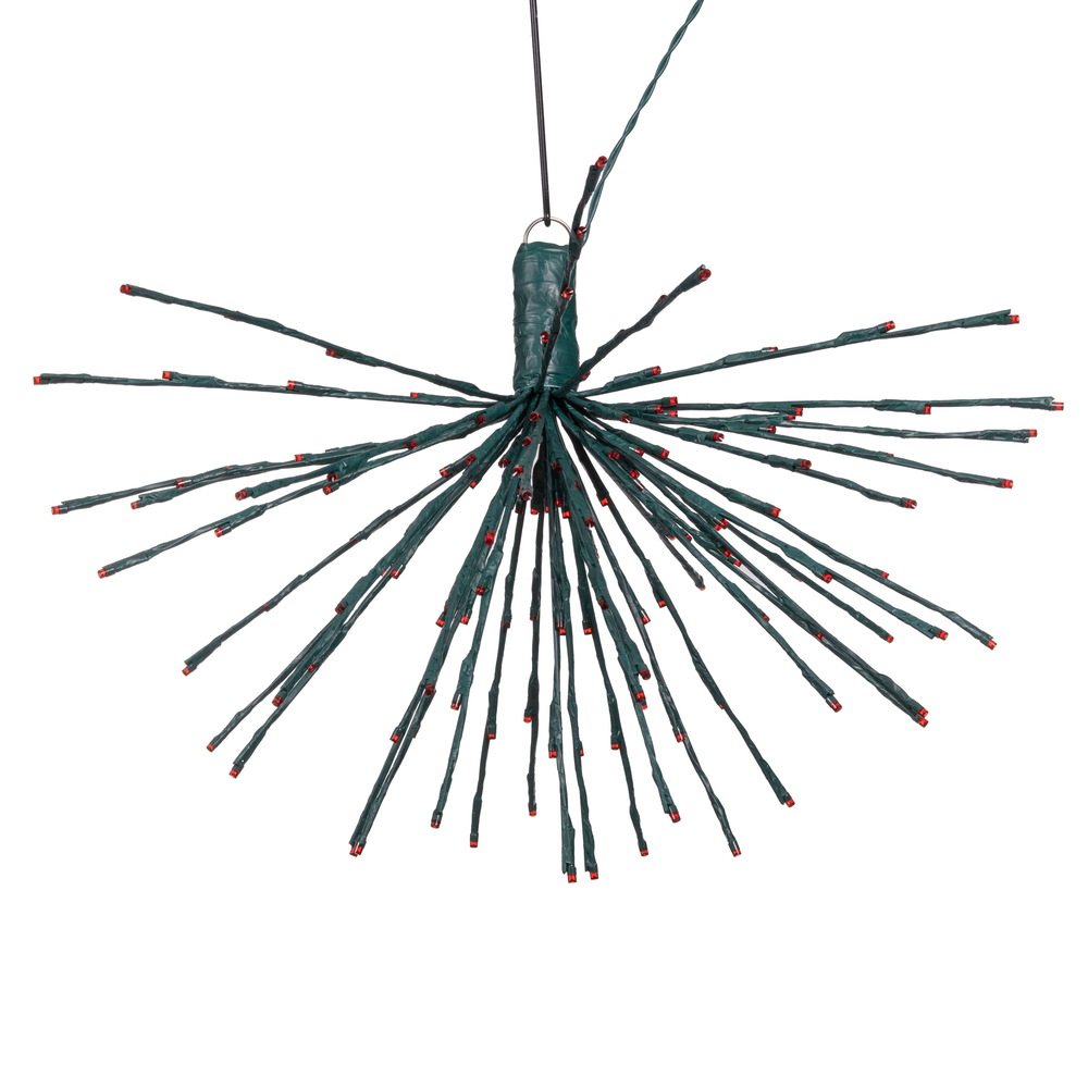 160Lt x 24" Green Starburst RD Twkl LED