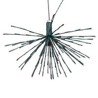 160Lt x 24" Green Starburst RD Twkl LED