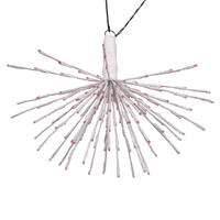 160Lt x 24" White Starburst Pink LED