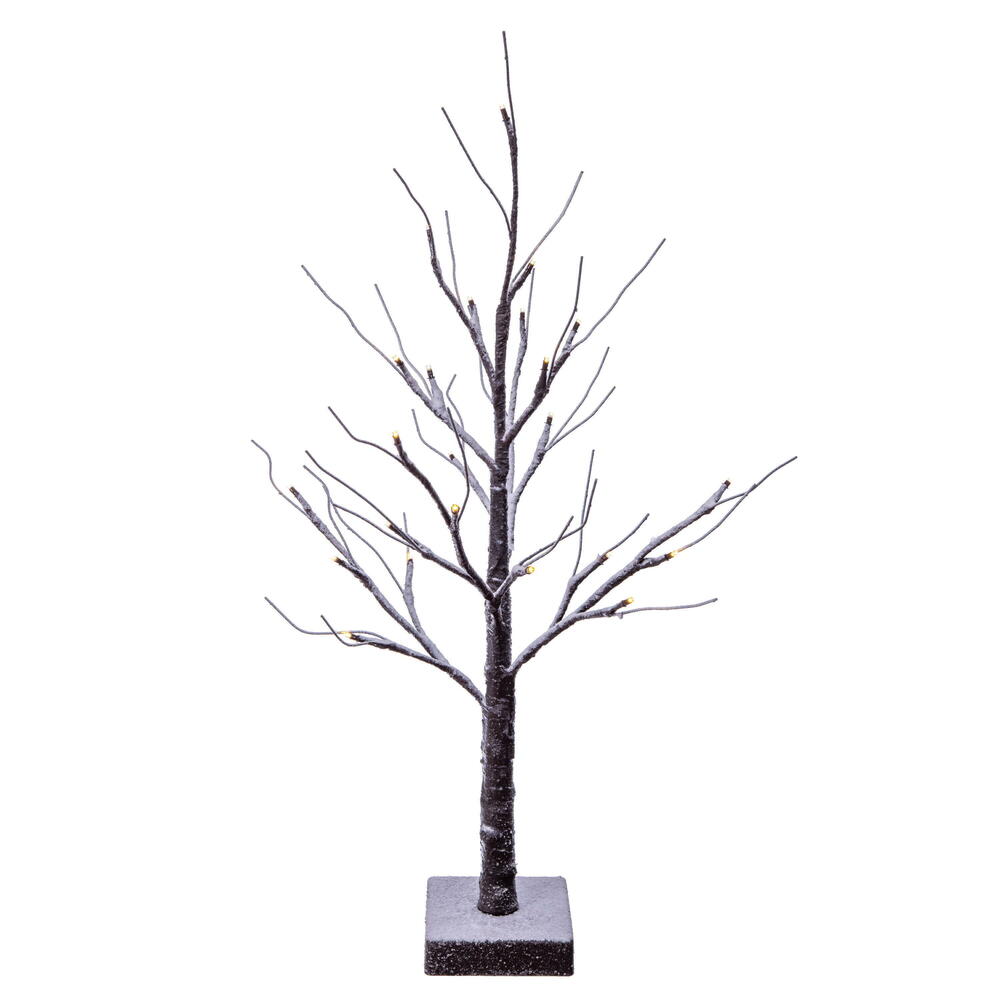Vickerman LED Brown Frosted Twig Tree