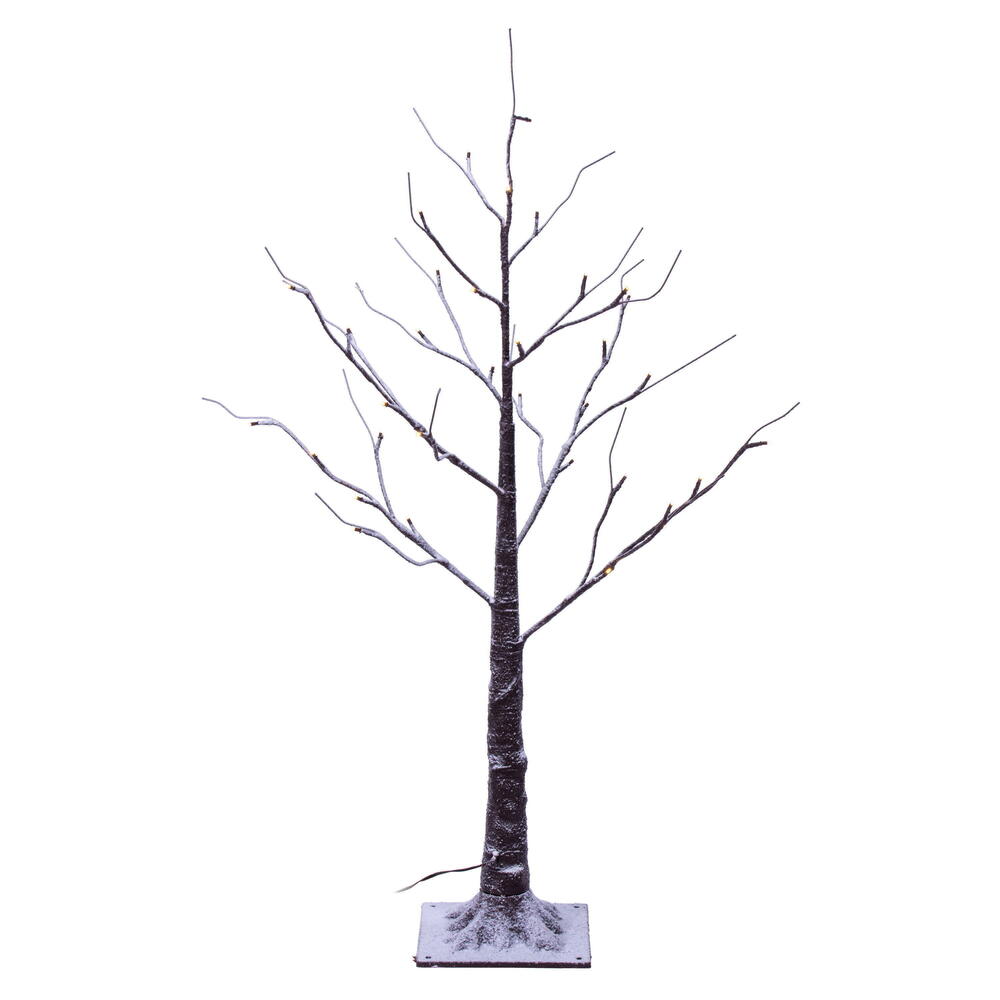 Vickerman LED Brown Frosted Twig Tree