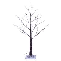 Vickerman LED Brown Frosted Twig Tree