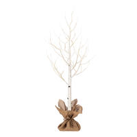 Vickerman LED White Birch Twig Tree