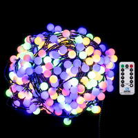 Vickerman LED Indoor/Outdoor 8 Function Cherry Light Set with Remote Control.