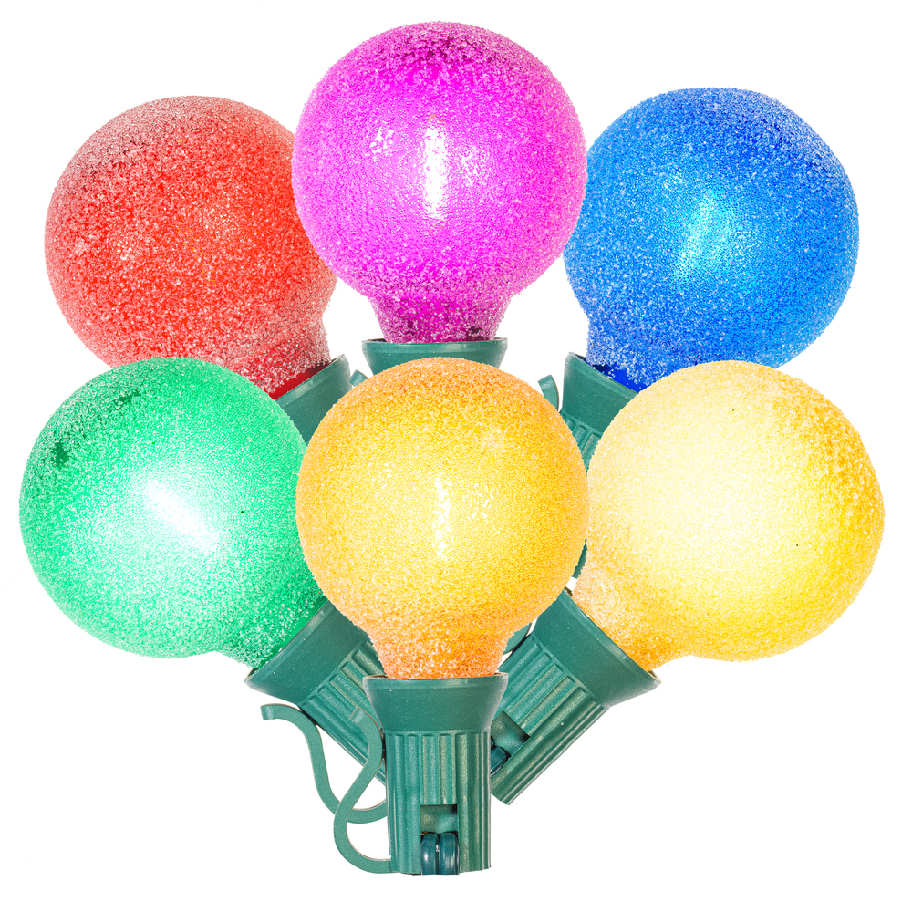 Vickerman LED Iced G40 Set GW 6"S