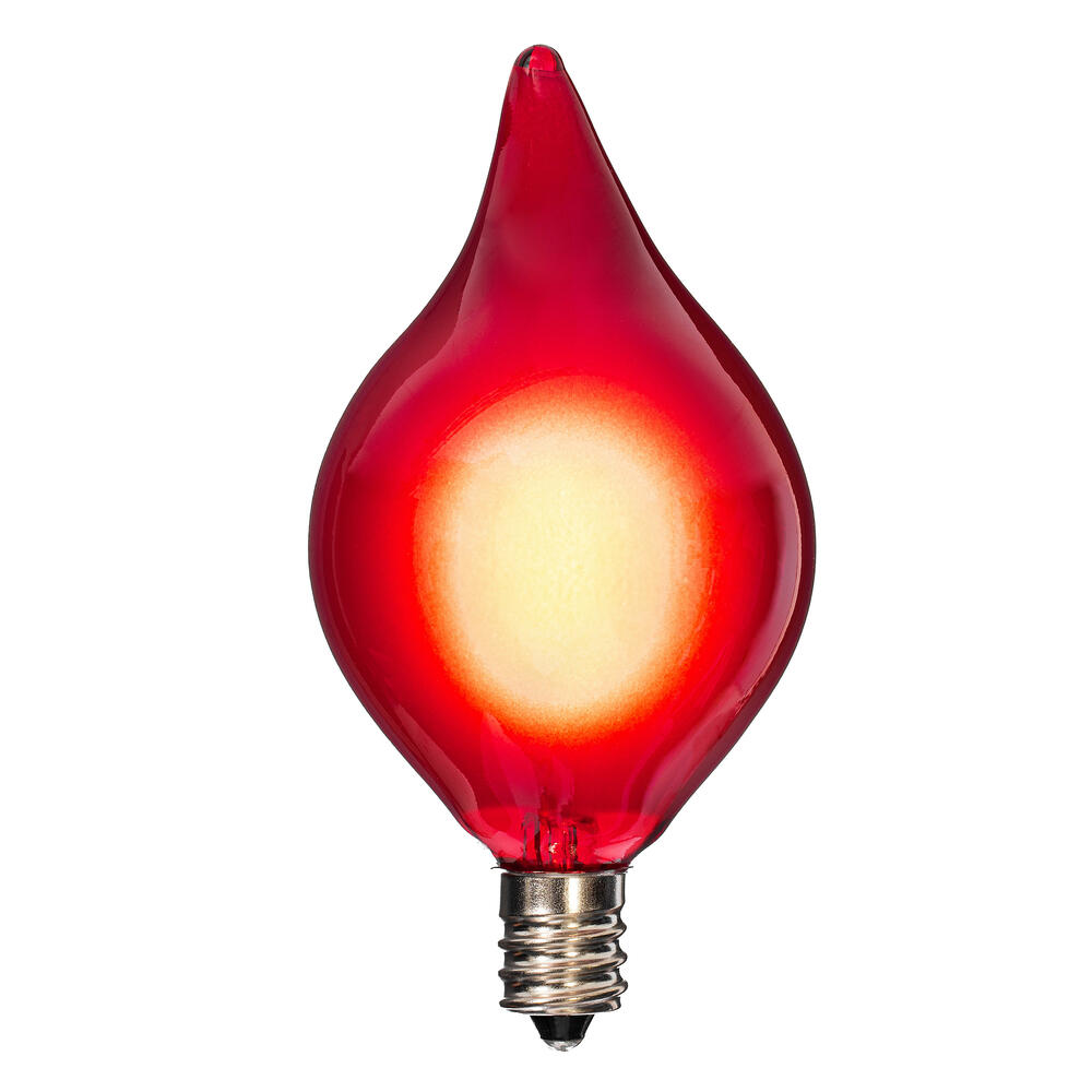 Vickerman LED G45 Glass Flame Tip Light Set