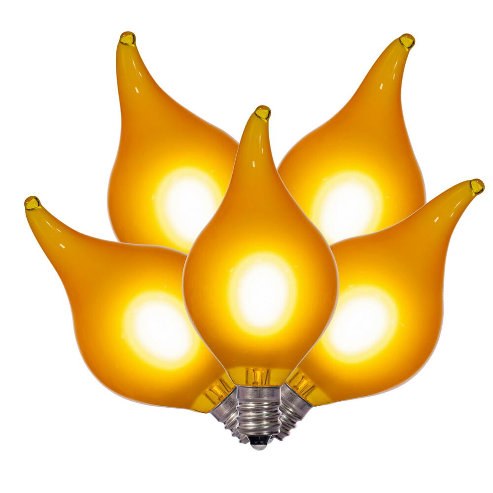 Vickerman LED G45 Glass Flame Tip Light Set