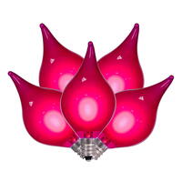 Vickerman LED G45 Glass Flame Tip Bulb